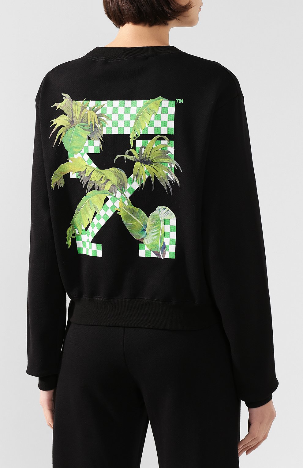 Хлопковый свитшот OFF-WHITE, арт. 0WBA026F19F300531040, фото 4