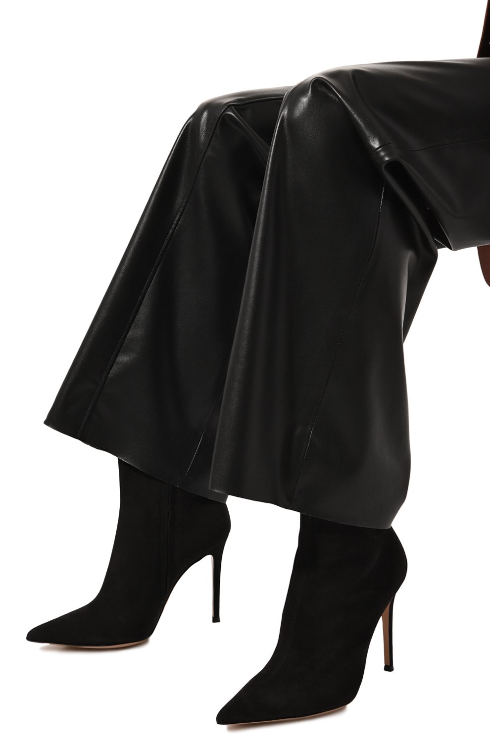 Замшевые ботильоны GIANVITO ROSSI, арт. G73149.15RIC.CASNER0, фото 3