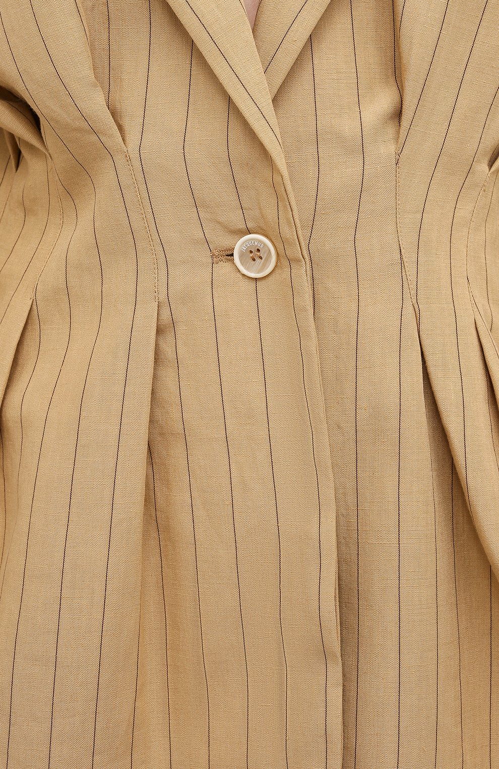 Льняной жакет JACQUEMUS бежевого цвета по цене 75050 руб., арт. 211JA08/112851, фото 5 Льняной жакет JACQUEMUS, арт. 211JA08/112851, фото 5