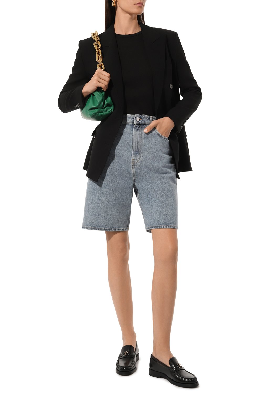 Кожаные лоферы addie JIMMY CHOO черного цвета по цене 76900 руб., арт. ADDIE/JC/XXF, фото 2 Кожаные лоферы addie JIMMY CHOO, арт. ADDIE/JC/XXF, фото 2