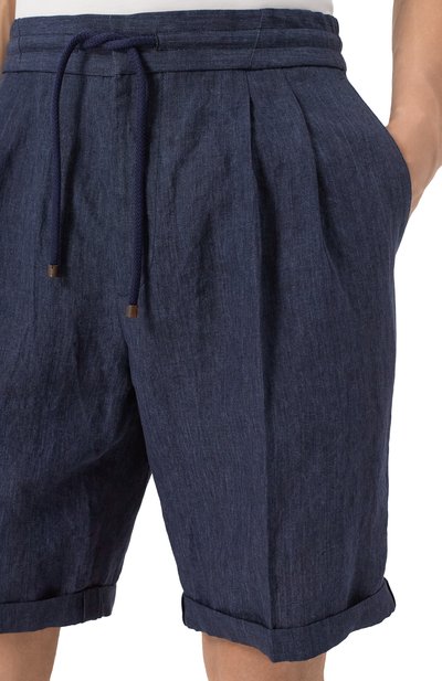 Льняные шорты BRUNELLO CUCINELLI, арт. MH248U0020, фото 5