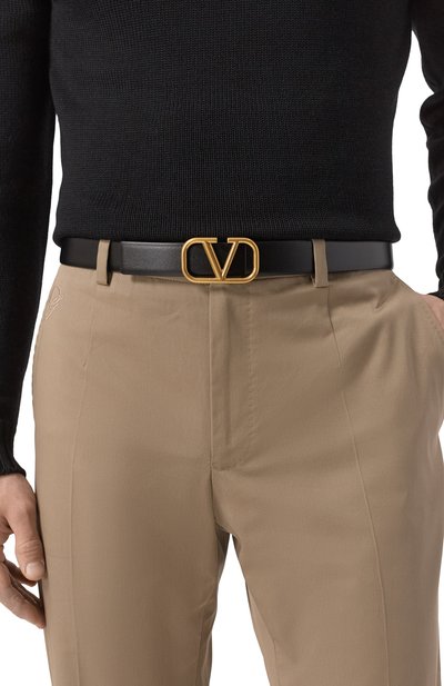 Кожаный ремень VALENTINO, арт. 6Y2T0Q90/ECU, фото 2