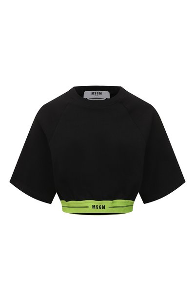 Женская хлопковая футболка MSGM, арт. 3241MDM64 227299