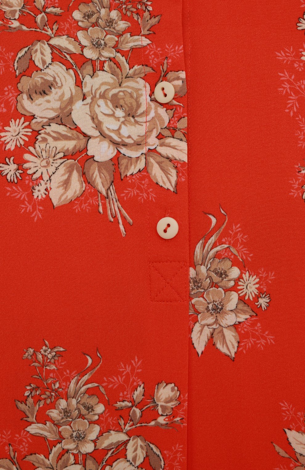 Хлопковая рубашка ULYANA SERGEENKO красного цвета по цене 18000 руб., арт. CAM001KD21P (0842б21), фото 3 Хлопковая рубашка ULYANA SERGEENKO, арт. CAM001KD21P (0842б21), фото 3