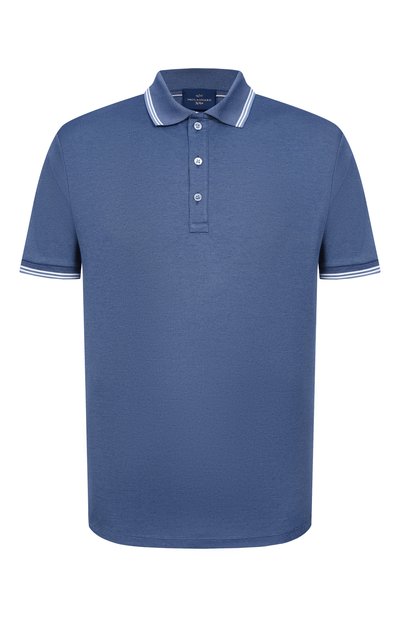 Мужское поло из хлопка и лиоцелла PAUL&SHARK, арт. 26411256_001