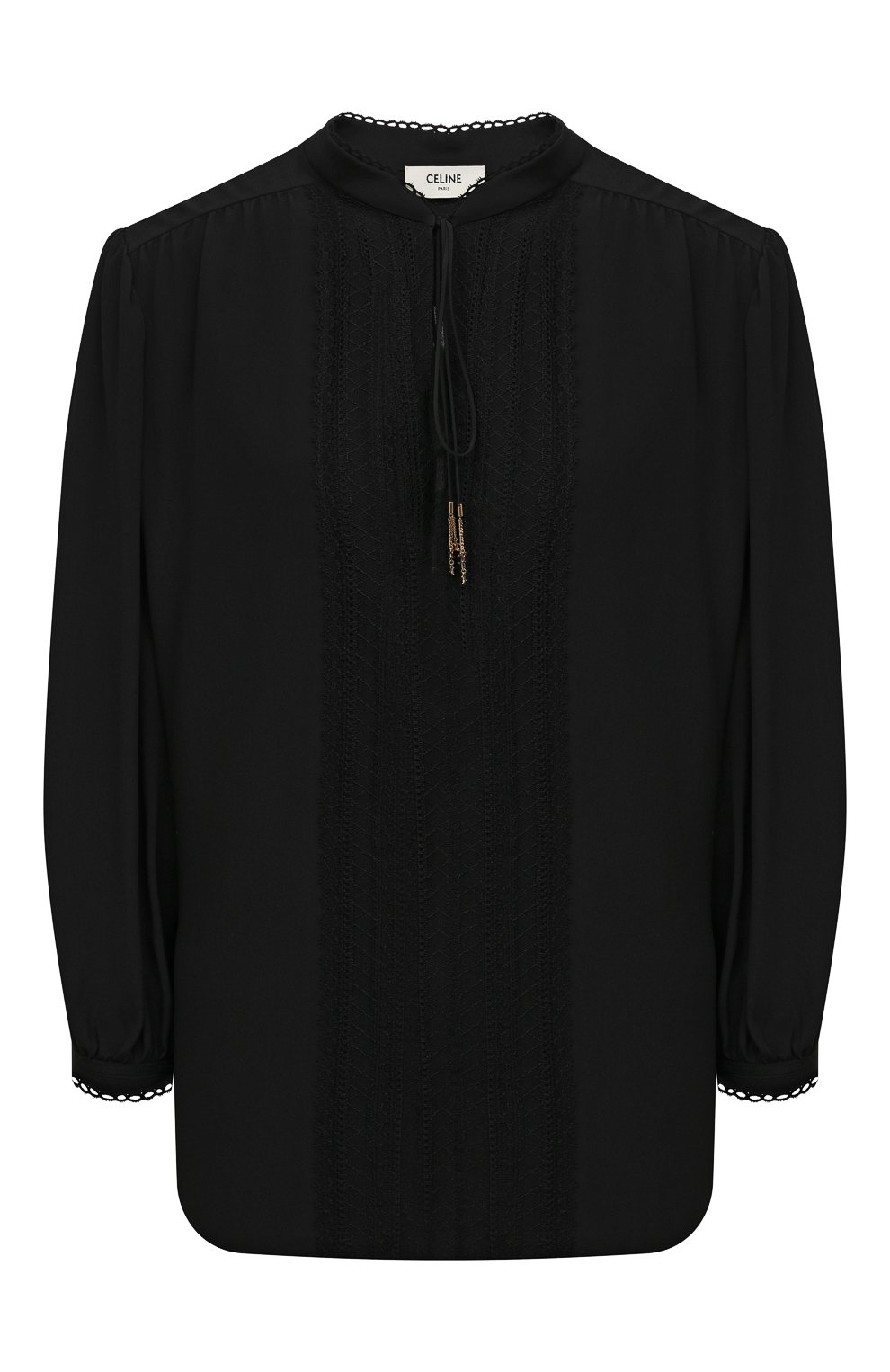 Блузка CELINE черного цвета по цене 130500 руб., арт. 2B308008D, фото 1 Блузка CELINE, арт. 2B308008D, фото 1