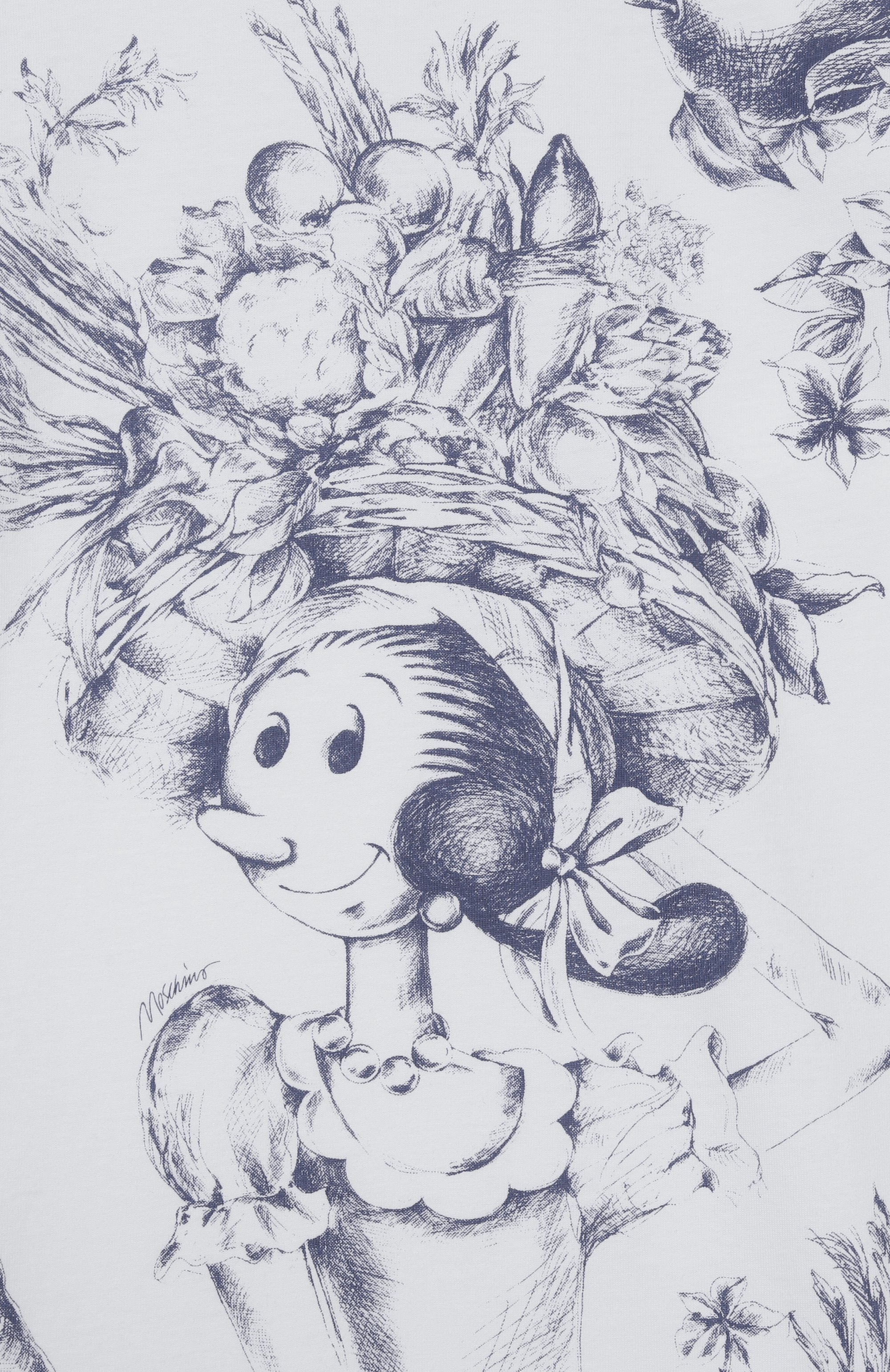 Хлопковая футболка MOSCHINO, арт. HDM06R/LAA24/10-14, фото 3