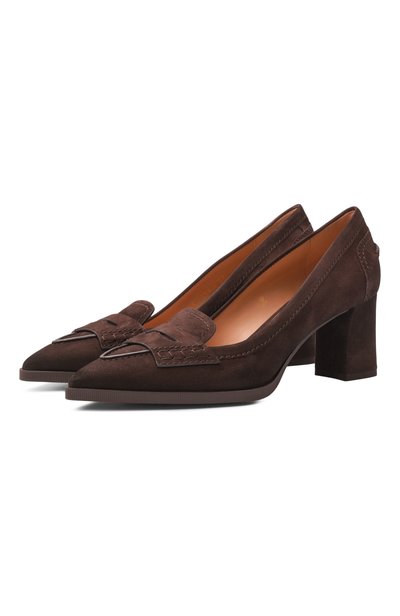 Женские замшевые туфли SANTONI, арт. WDEG71386PC4NMGS