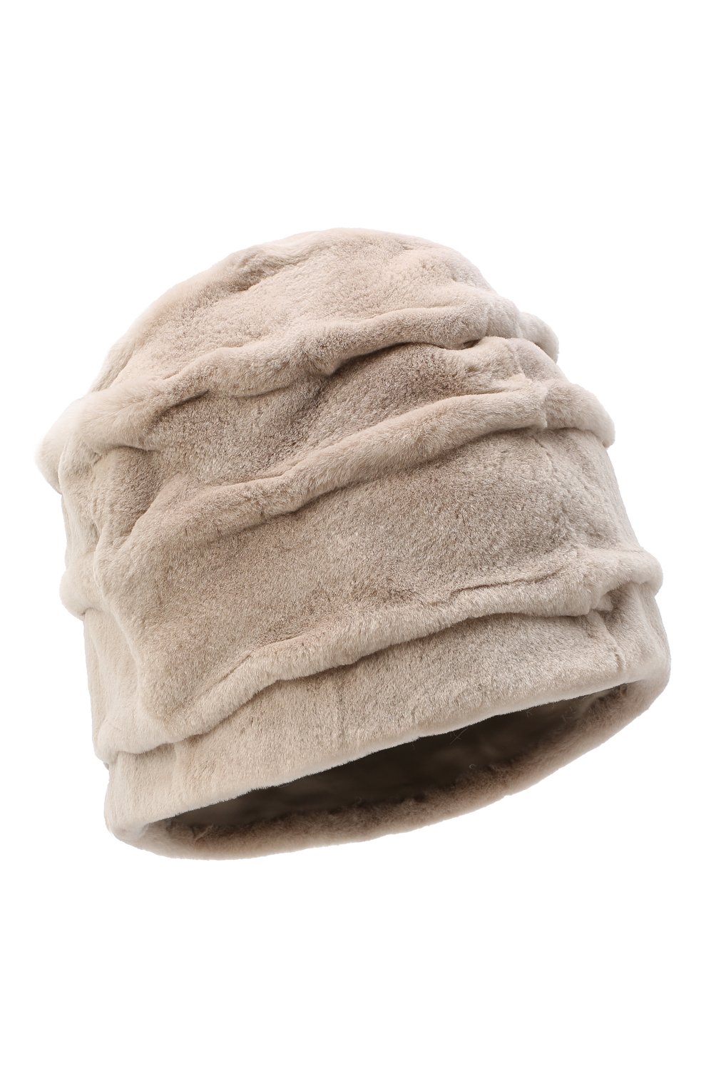 Шапка из меха норки VICTORIA KUSENKOVA светло-бежевого цвета по цене 41360 руб., арт. 81810011334, фото 1 Шапка из меха норки VICTORIA KUSENKOVA, арт. 81810011334, фото 1