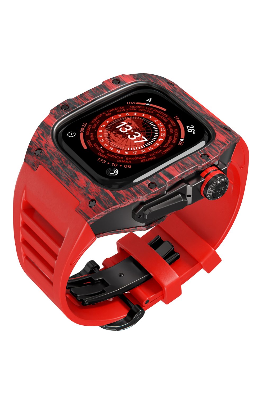 Смарт-часы apple watch 8 45mm extreme red CAVIAR, арт. 28264_45, фото 4