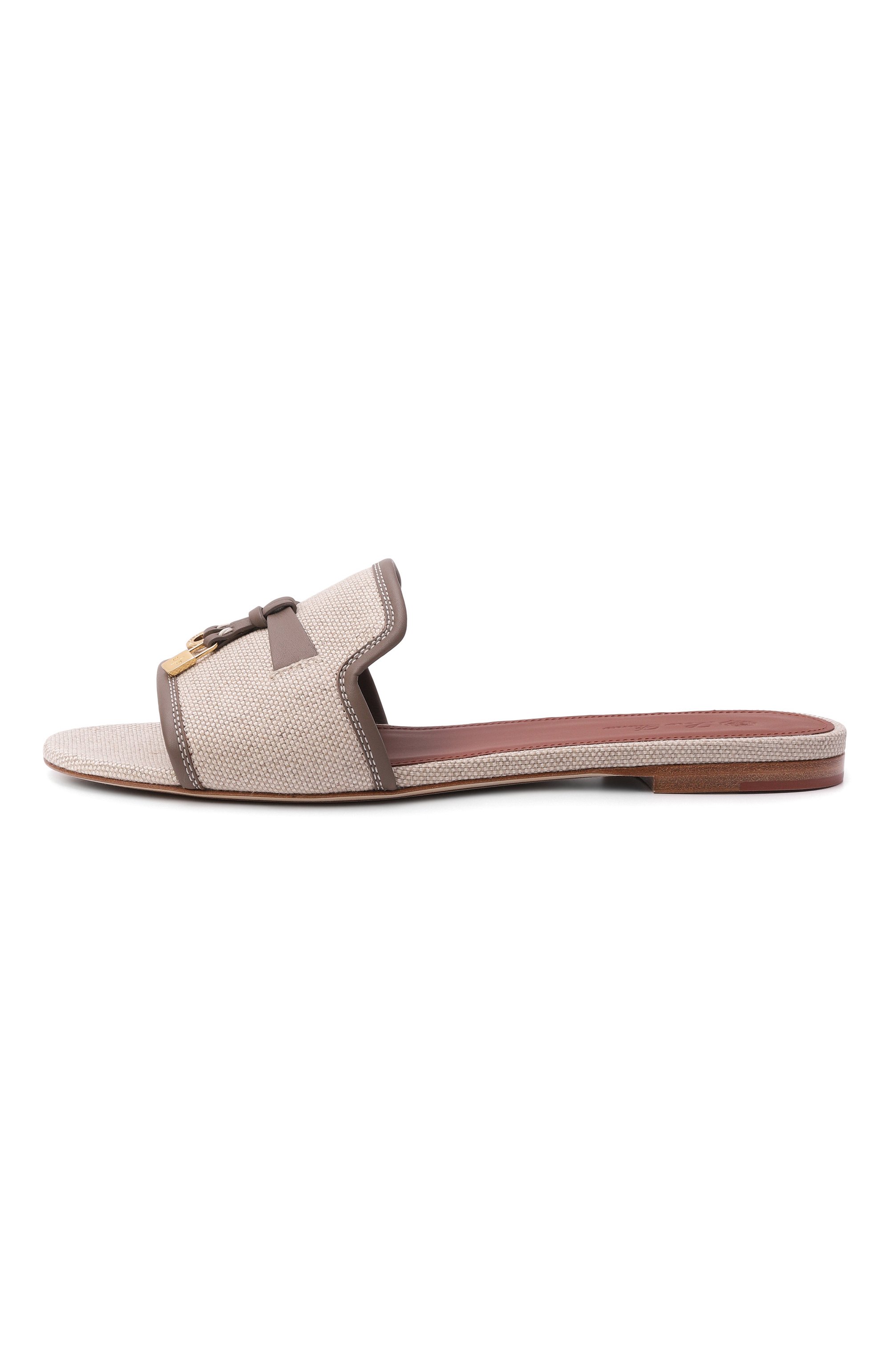 Текстильные шлепанцы summer charms LORO PIANA, арт. FAQ6328, фото 4