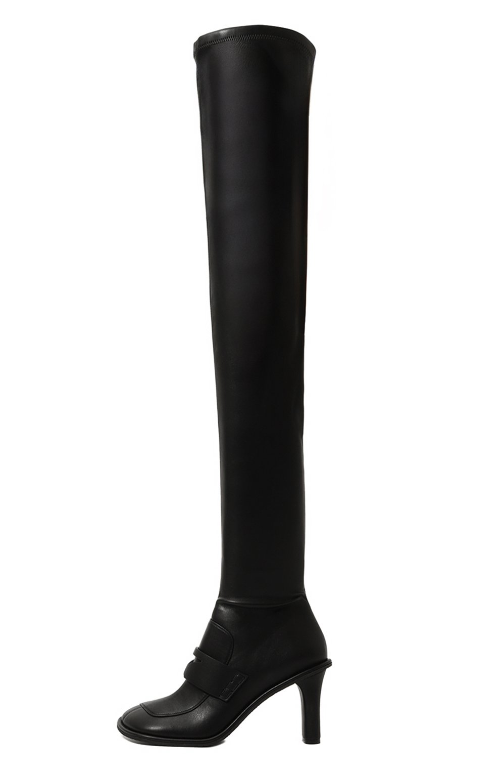 Ботфорты ryder из экокожи STELLA MCCARTNEY черного цвета по цене 125000 руб., арт. 810462/W1IL0, фото 4 Ботфорты ryder из экокожи STELLA MCCARTNEY, арт. 810462/W1IL0, фото 4