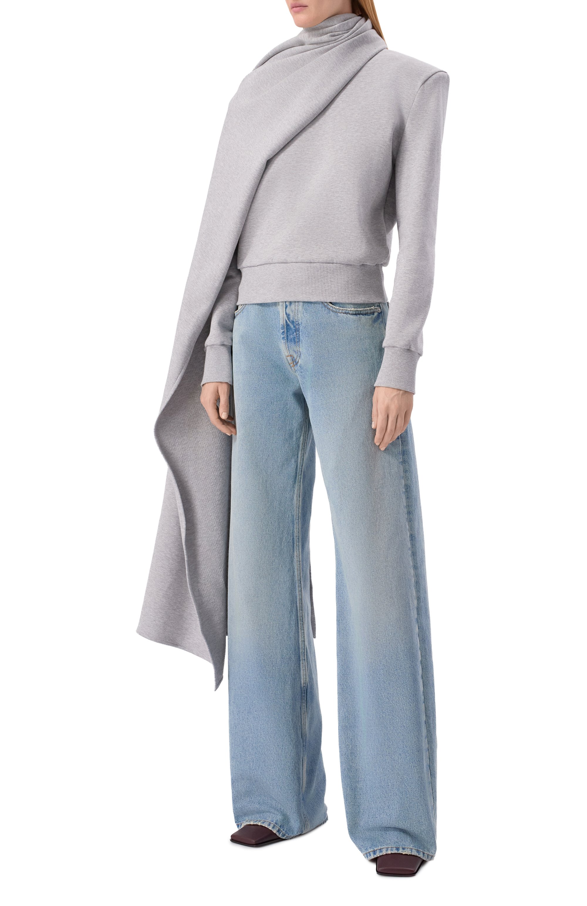 Хлопковый свитшот MAGDA BUTRYM, арт. 223925, фото 3