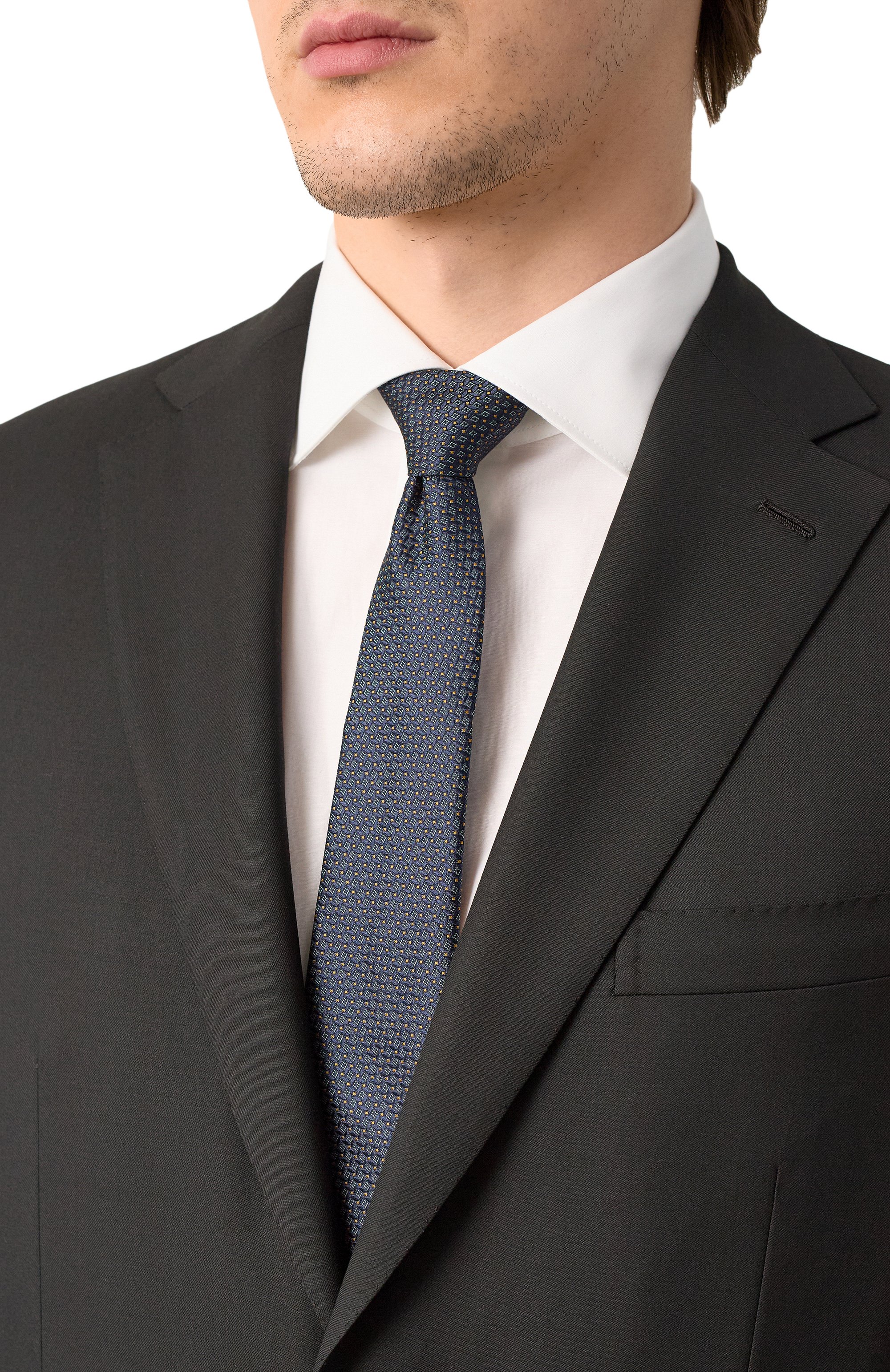 Шелковый галстук CANALI, арт. 18/HJ04207, фото 2