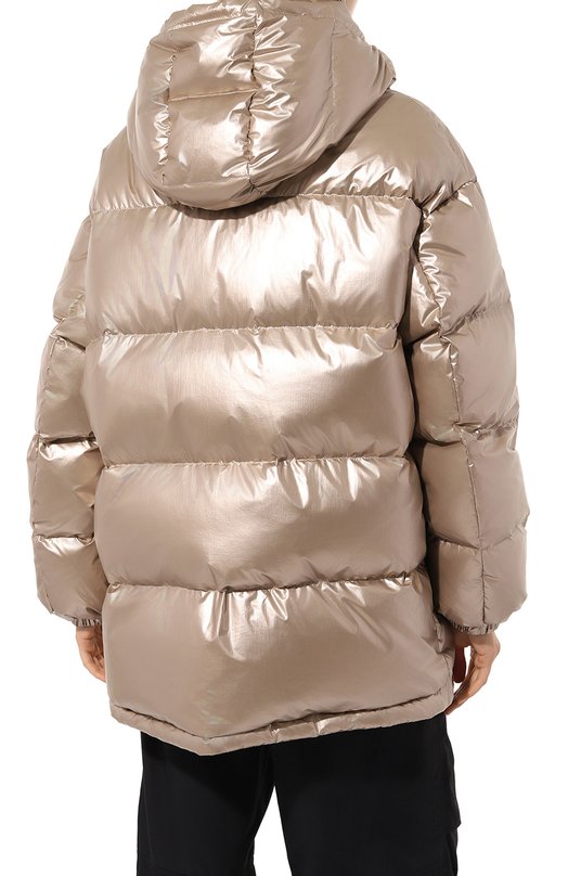 Пуховик Venera Arapu Бежевый, фото 4