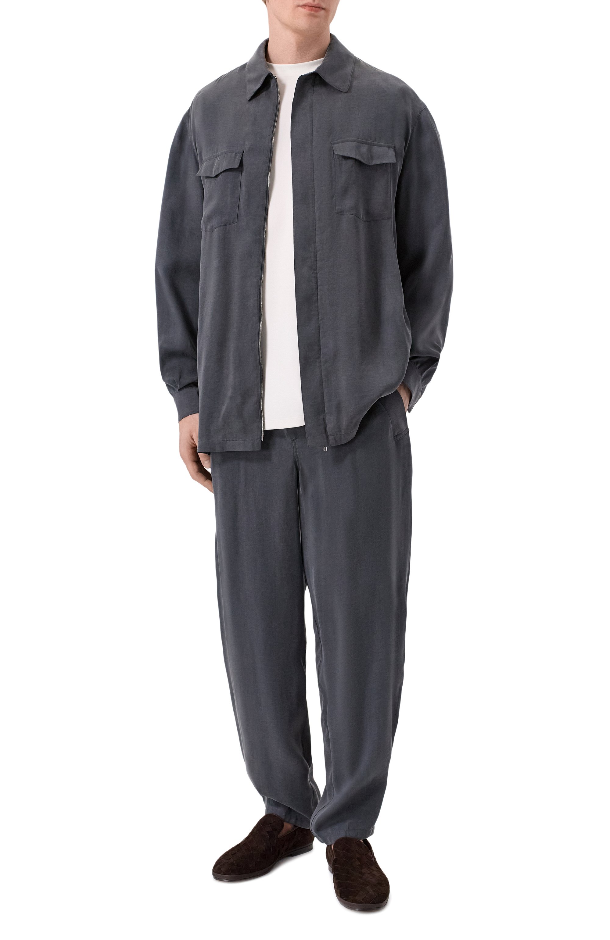 Футболка из вискозы GIORGIO ARMANI, арт. GM003398/TE21047, фото 2