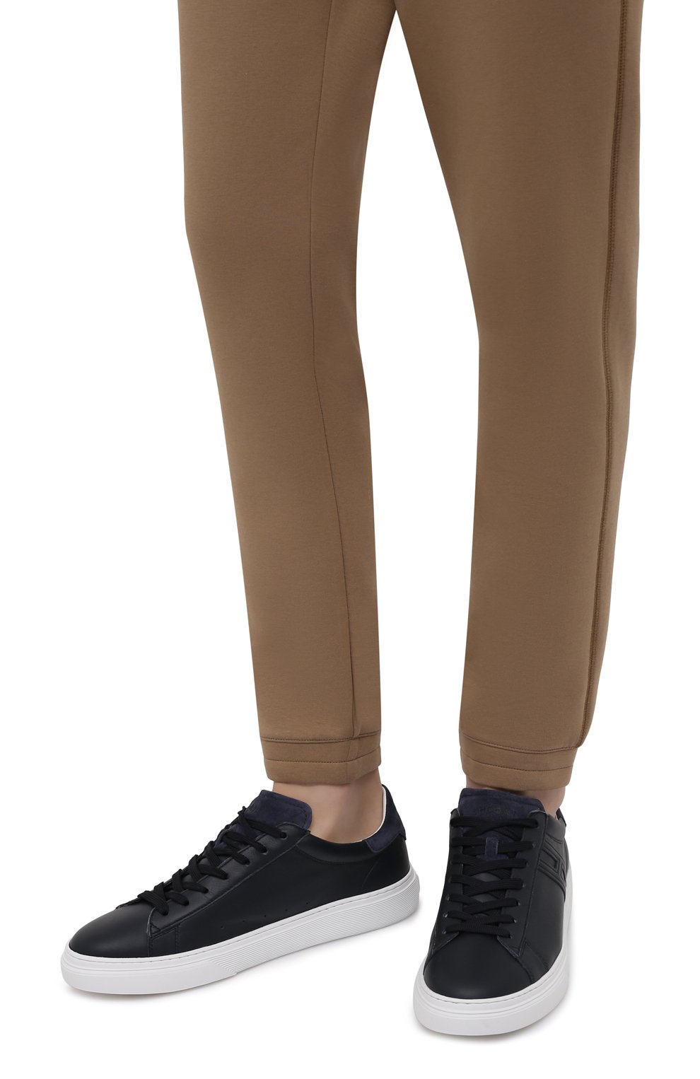 Кожаные кеды HOGAN, арт. HXM3650J960N1M, фото 3