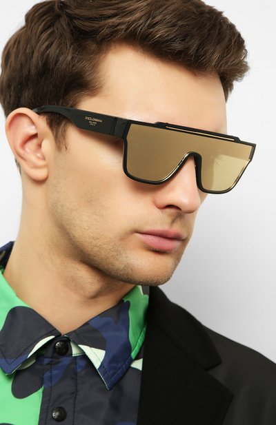 Солнцезащитные очки DOLCE & GABBANA золотого цвета по цене 23900 руб., арт. 6125-501/03, фото 3 Солнцезащитные очки DOLCE & GABBANA, арт. 6125-501/03, фото 3