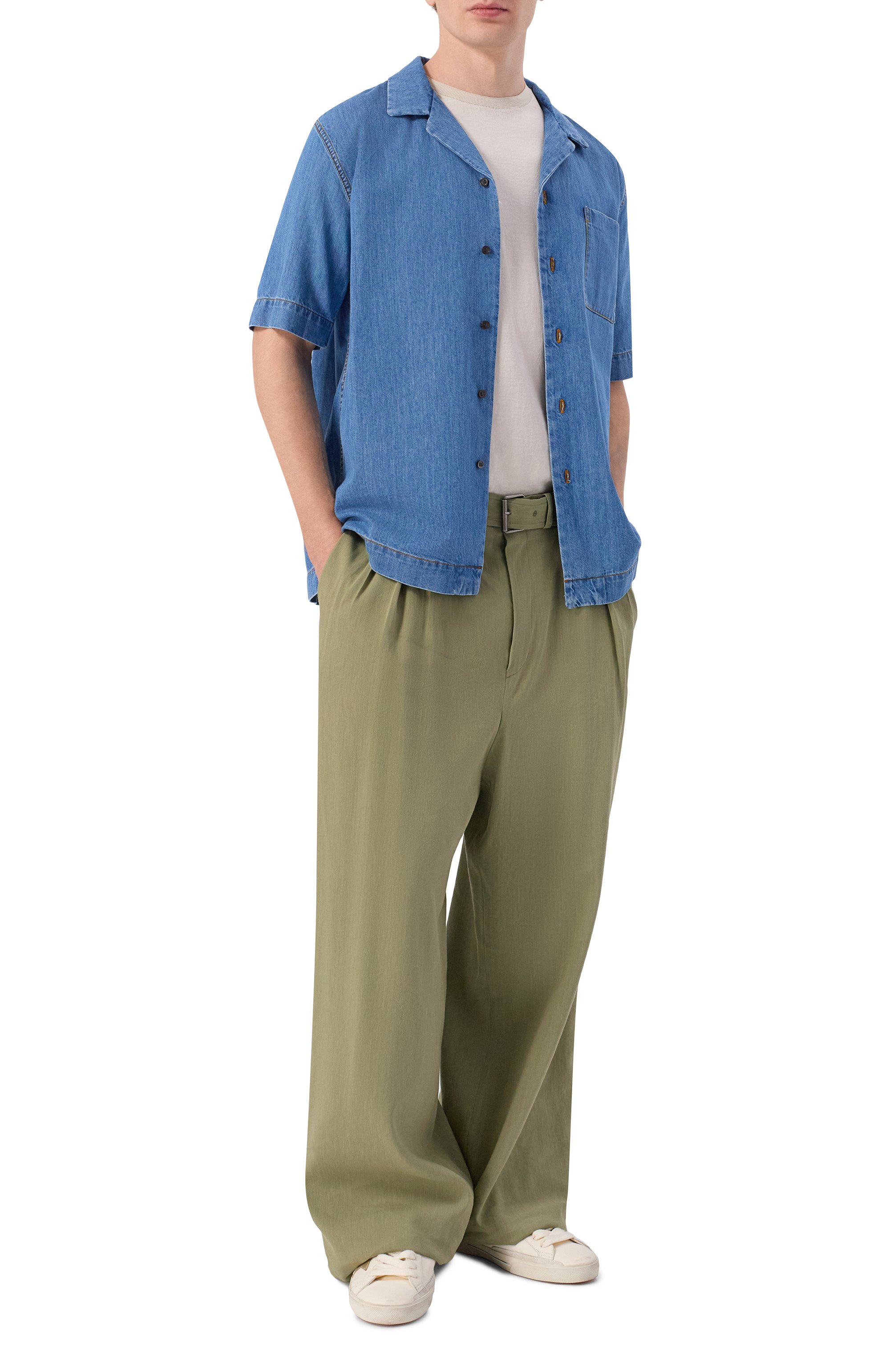 Джинсовая рубашка DRIES VAN NOTEN, арт. 020743/3386, фото 2