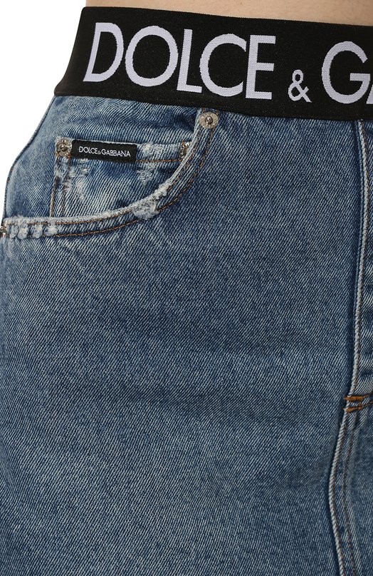 Джинсовая юбка Dolce & Gabbana F4CHBD/G8FR7 Голубой  F4CHBD/G8FR7 Фото 5