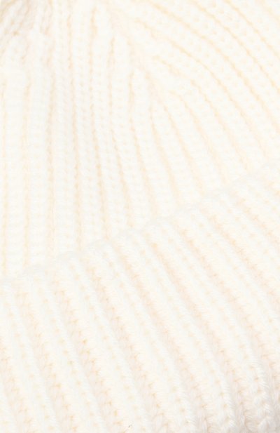 Шерстяная шапка CATYA молочного цвета по цене 7995 руб., арт. 529663, фото 3 Шерстяная шапка CATYA, арт. 529663, фото 3