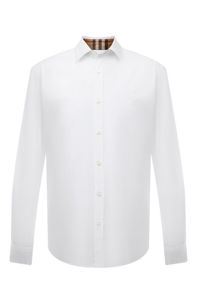 Хлопковая рубашка BURBERRY, арт. 8032308A1464, фото 1