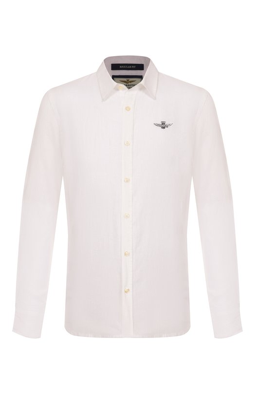 Льняная рубашка Aeronautica Militare CA1239CT3089 Белый CA1239CT3089