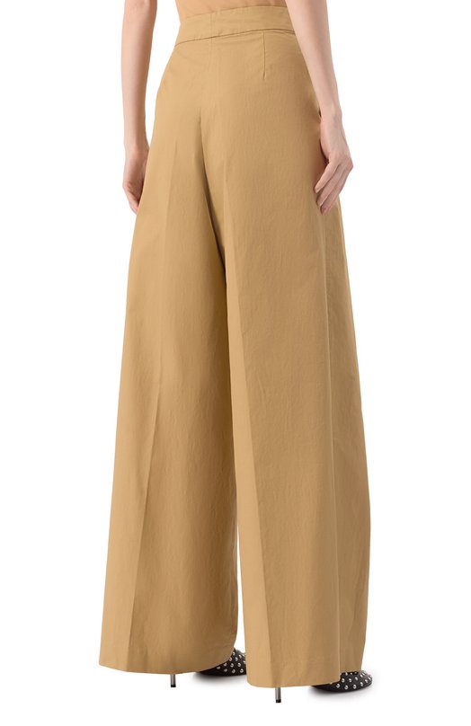 Хлопковые брюки Dries Van Noten 251-010903-1147 Бежевый  251-010903-1147 Фото 4