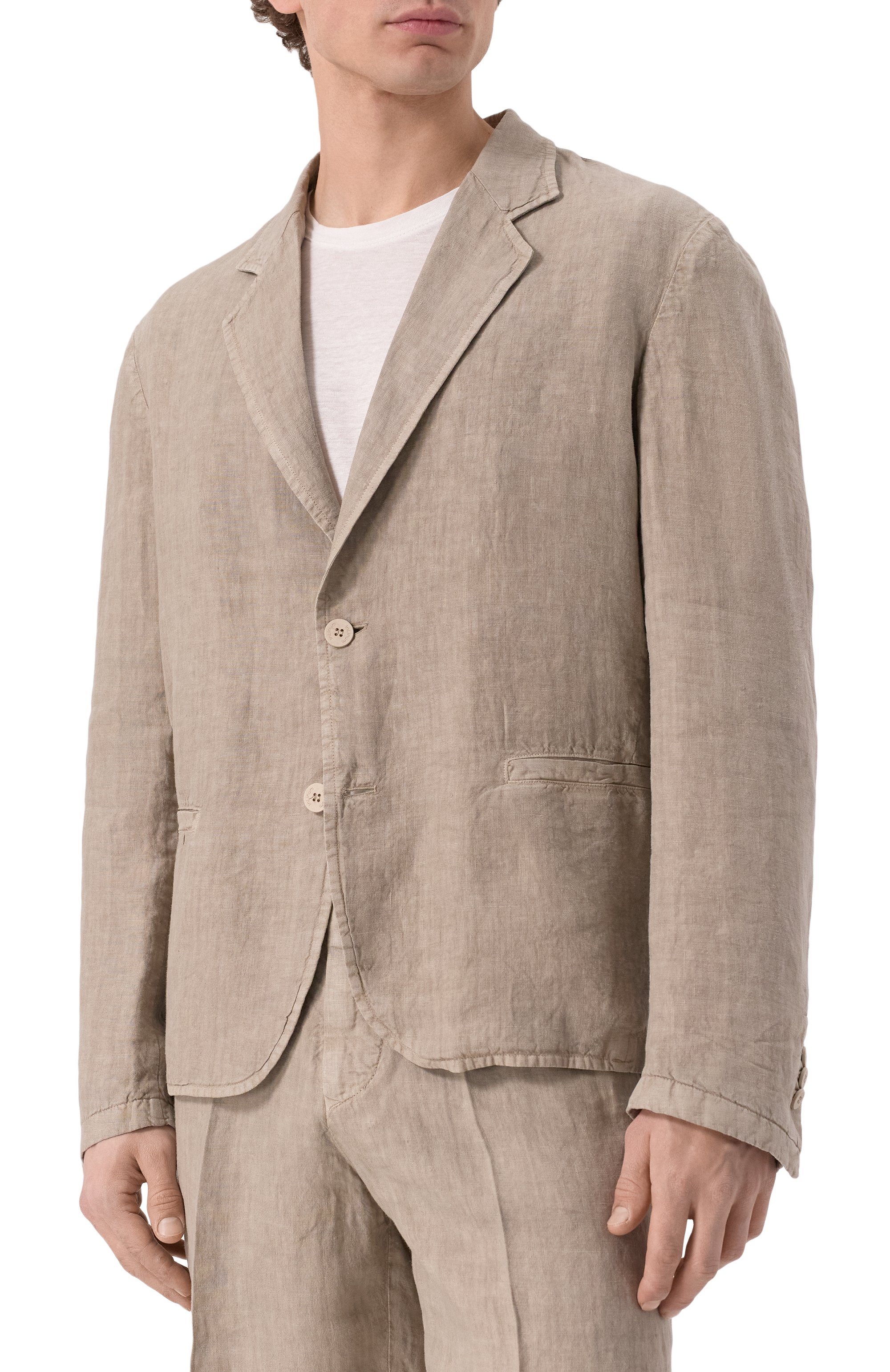 Льняной пиджак INLINUM, арт. JAC0B/TR0PEA, фото 4