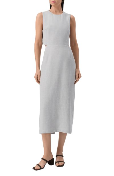 Платье изо льна и вискозы 12 STOREEZ, арт. 126107, фото 3