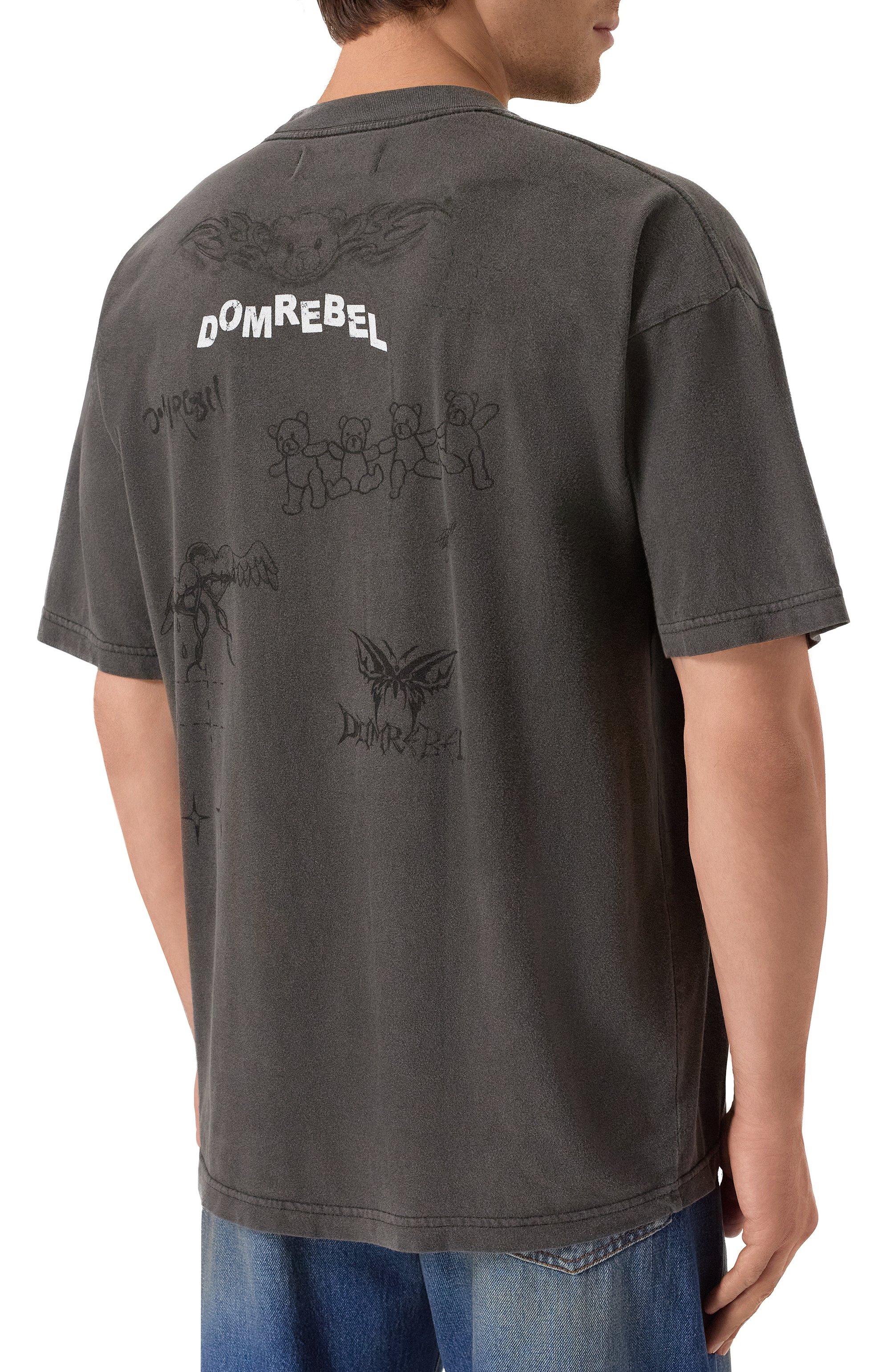 Хлопковая футболка DOMREBEL, арт. M SNAP SKETCH, фото 4