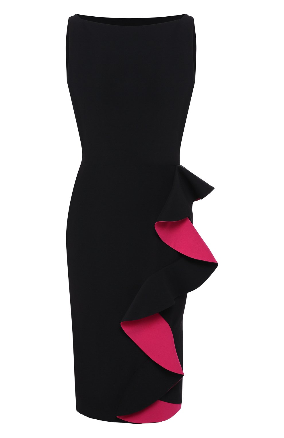 Платье с оборкой ALEXANDER MCQUEEN, арт. 605290/QEAAA, фото 1