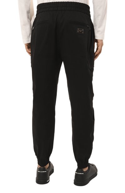 Хлопковые джоггеры DOLCE & GABBANA, арт. GW50HT/FUFMF, фото 4