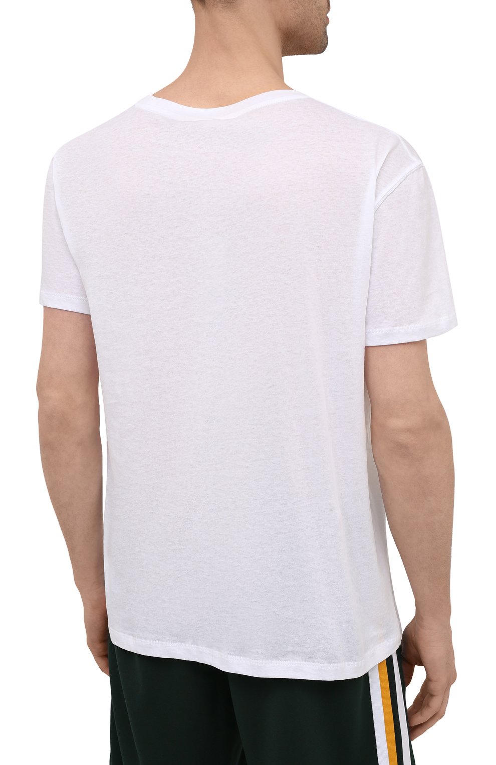 Хлопковая футболка lacoste x ricky regal LACOSTE, арт. TH1745, фото 4