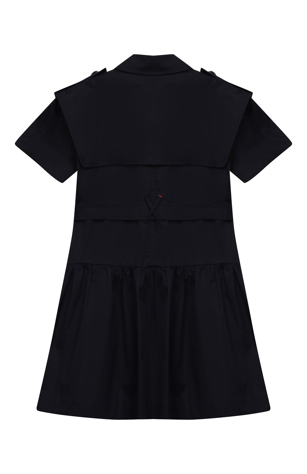 Хлопковое платье с поясом BURBERRY, арт. 8004483, фото 2