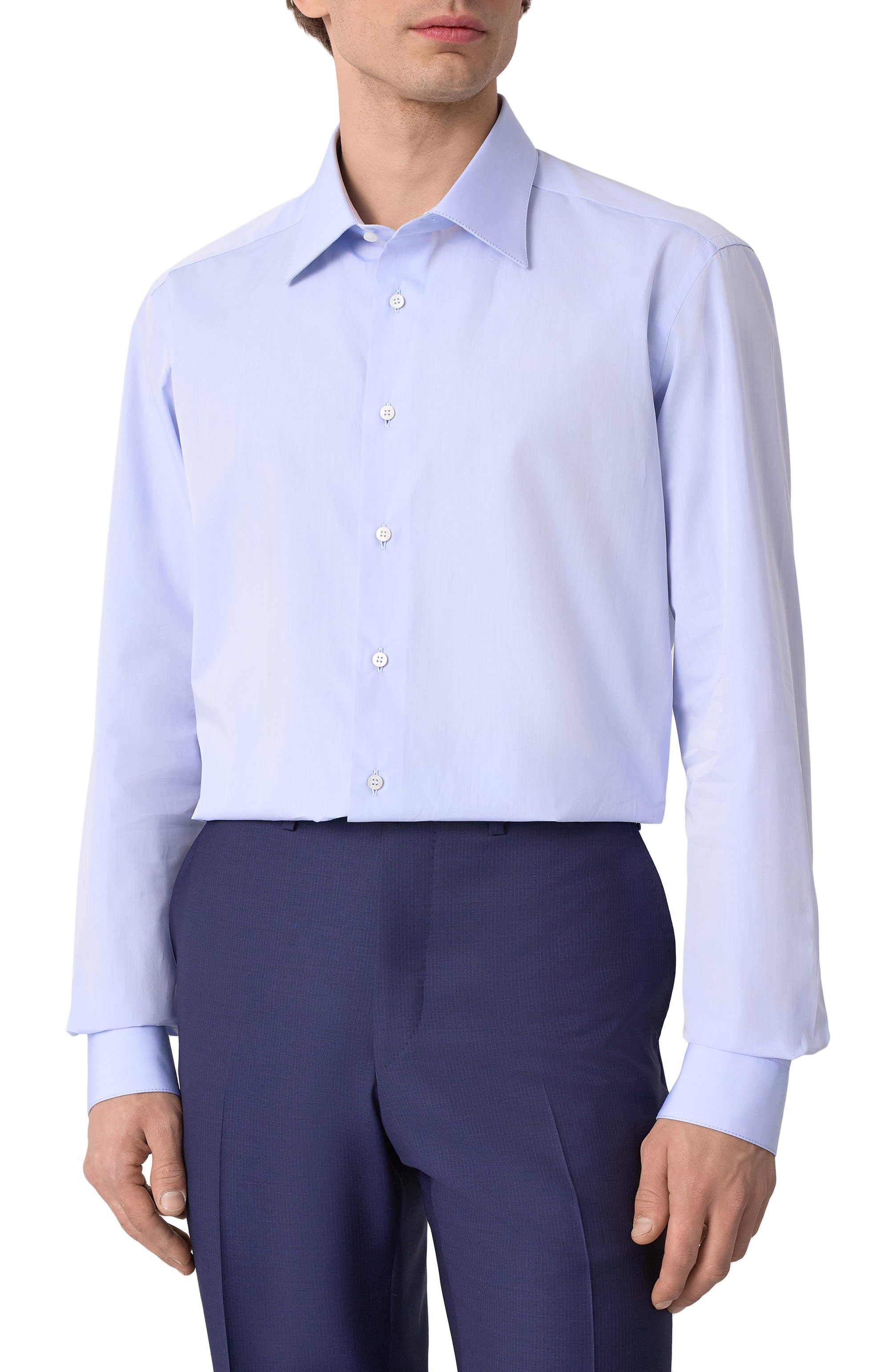 Хлопковая сорочка ZILLI, арт. CLAA01M010046203U, фото 3