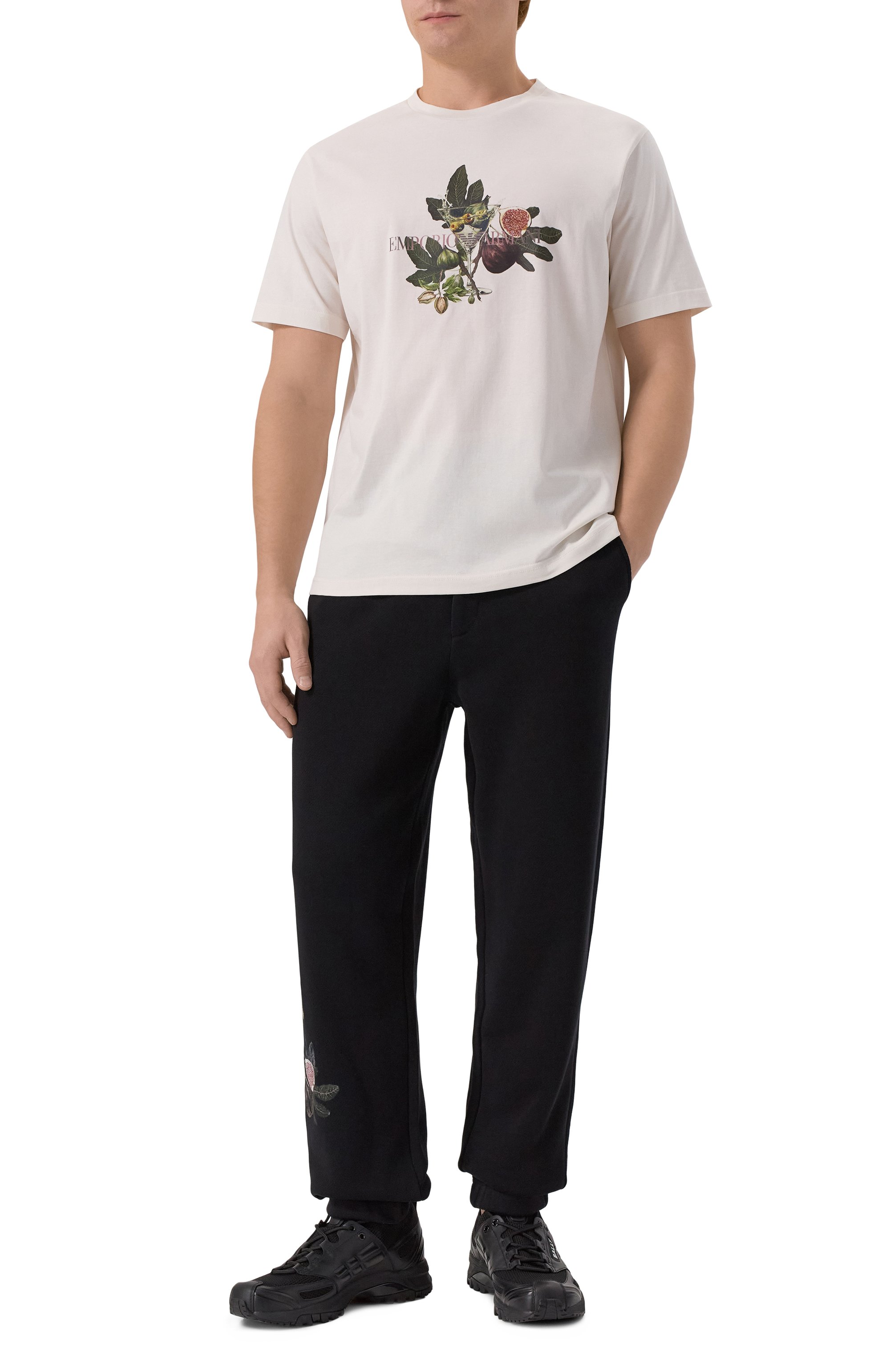 Хлопковая футболка EMPORIO ARMANI, арт. EM003829/AF19418, фото 2