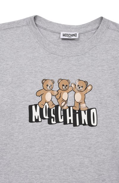 Хлопковая футболка MOSCHINO, арт. HUM05P/LAA23, фото 3