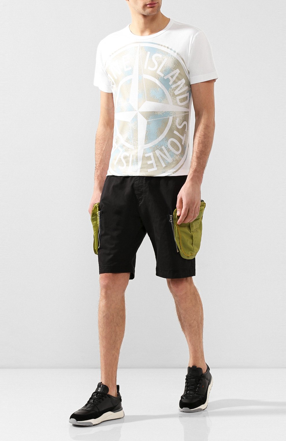 Хлопковая футболка STONE ISLAND, арт. 721523388, фото 2