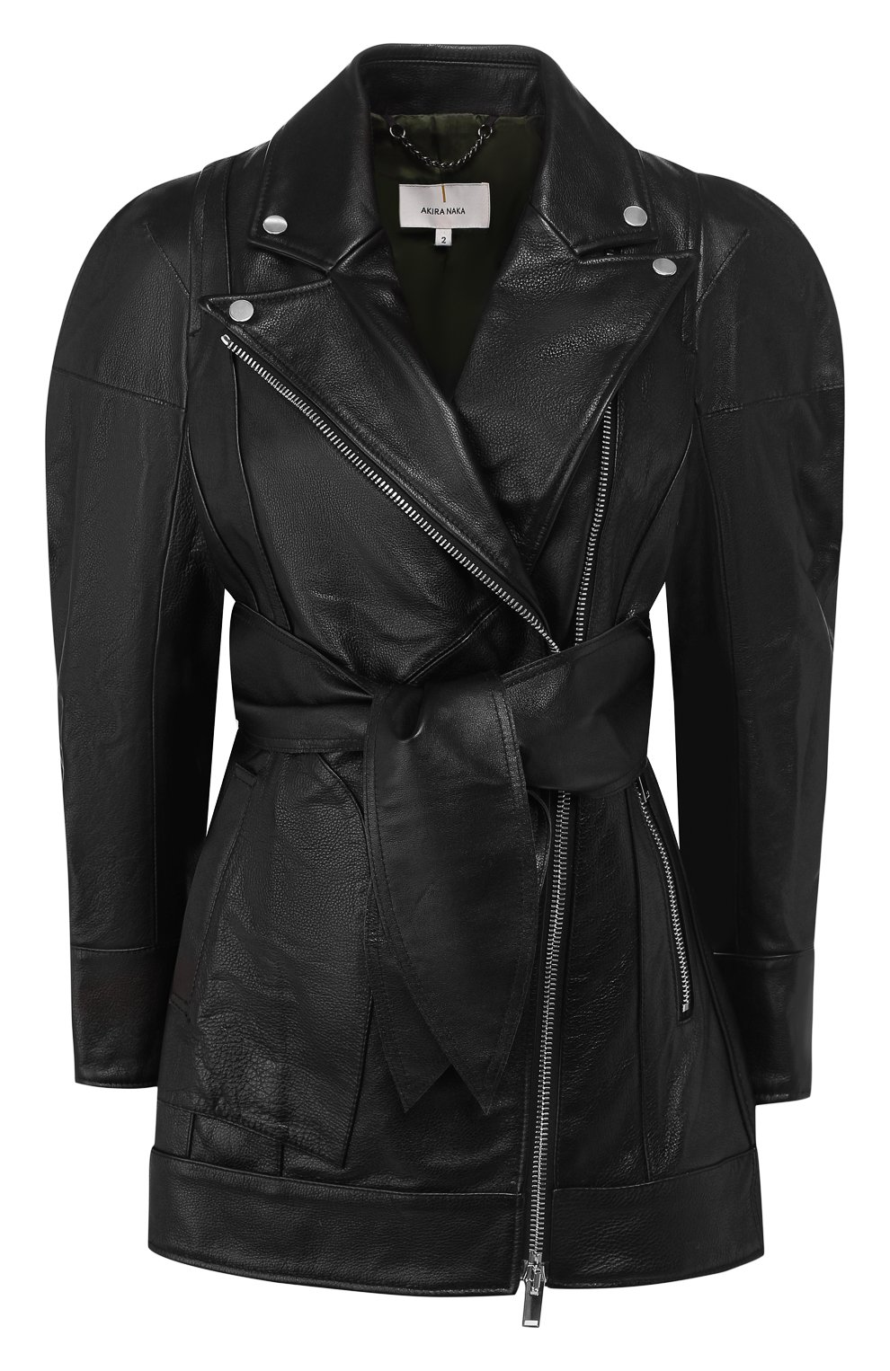Кожаная куртка AKIRA NAKA, арт. AP1922-BK, фото 1