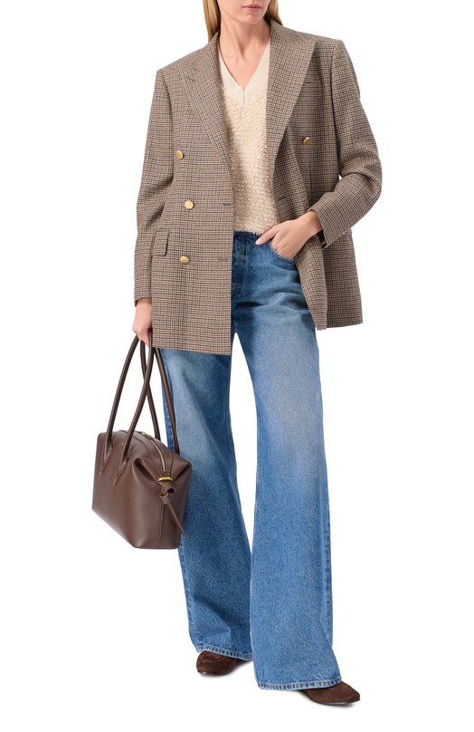 Жилет из шерсти и вискозы Lorena Antoniazzi MJ15A/2988 Кремовый  MJ15A/2988 Фото 2