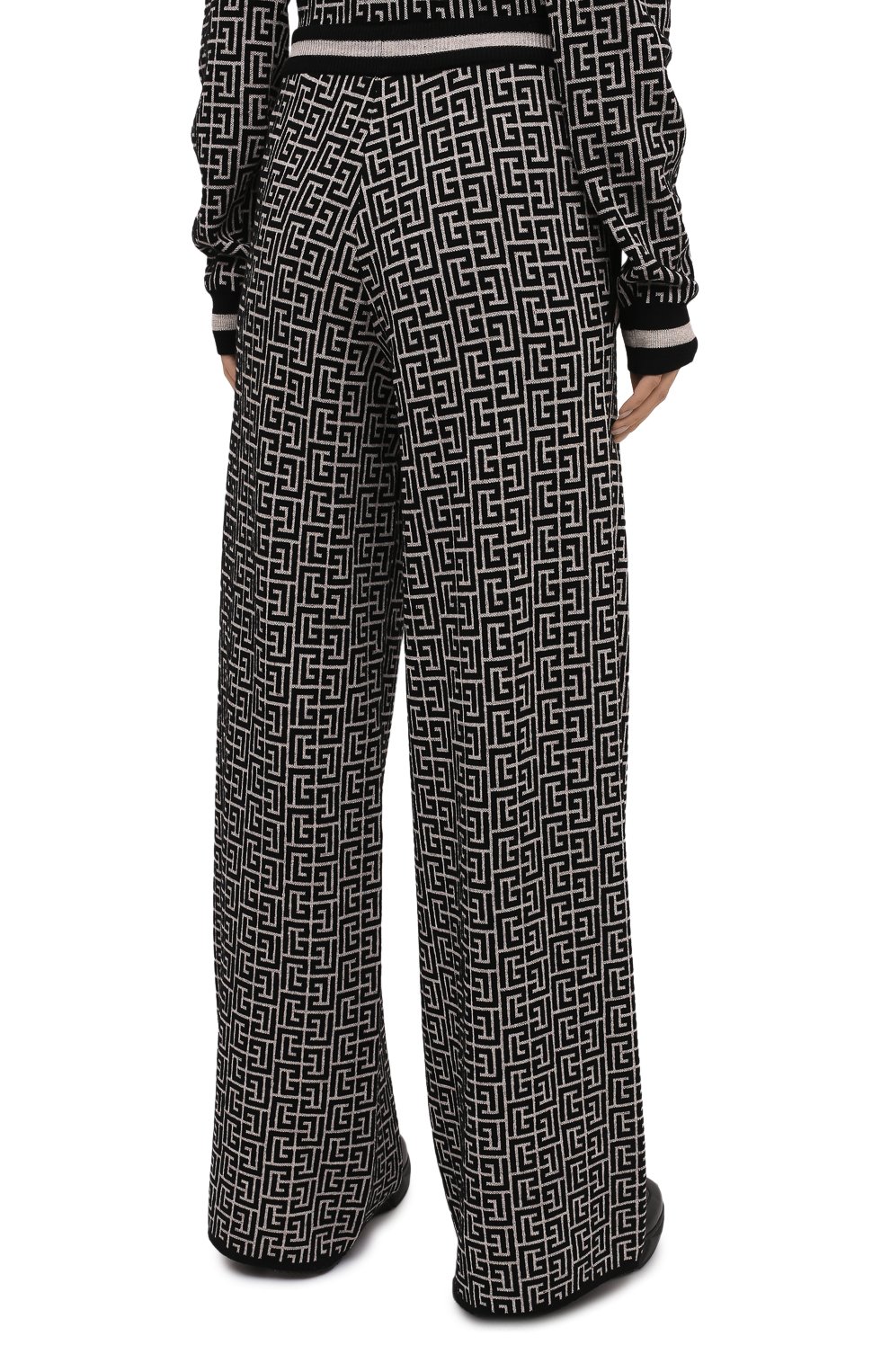 Брюки из шерсти и льна BALMAIN, арт. WF10B015/K256, фото 4