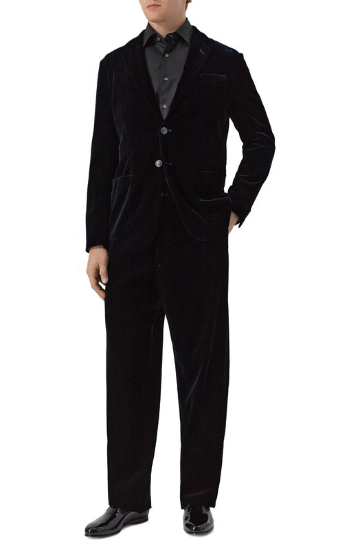 Бархатный пиджак Giorgio Armani GM000621/TE10046 Синий  GM000621/TE10046 Фото 3