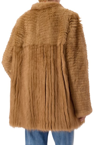 Шуба из овчины VALENTINO бежевого цвета по цене 1995000 руб., арт. 7B0NB06M/9QF, фото 4 Шуба из овчины VALENTINO, арт. 7B0NB06M/9QF, фото 4