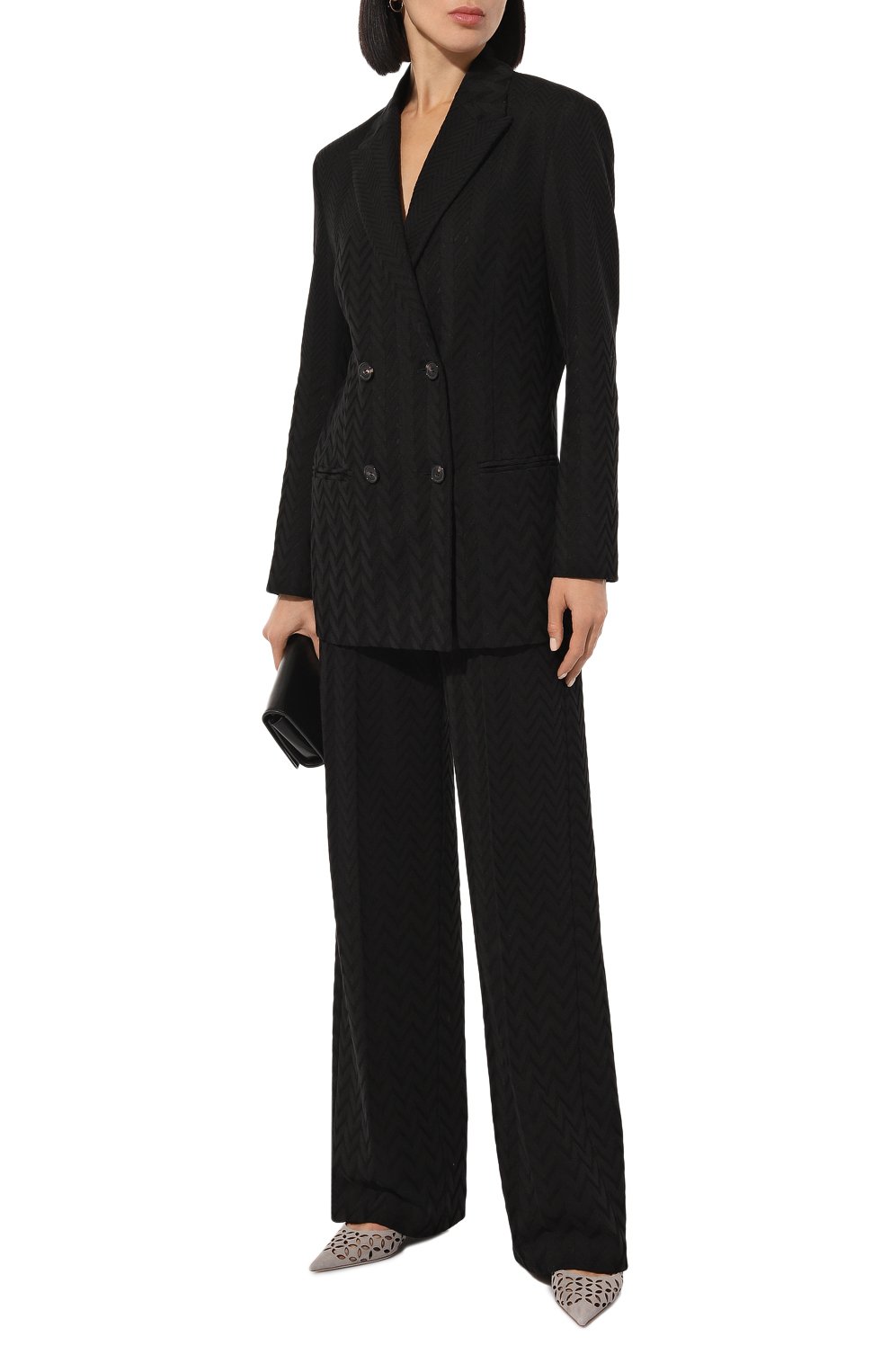 Брюки из хлопка и вискозы MISSONI, арт. DS24WI0P/BR00JE, фото 2