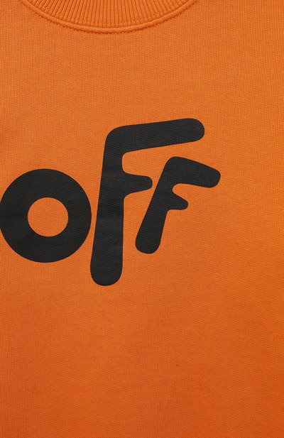 Хлопковый свитшот OFF-WHITE, арт. 0BBA001F22FLE010, фото 3