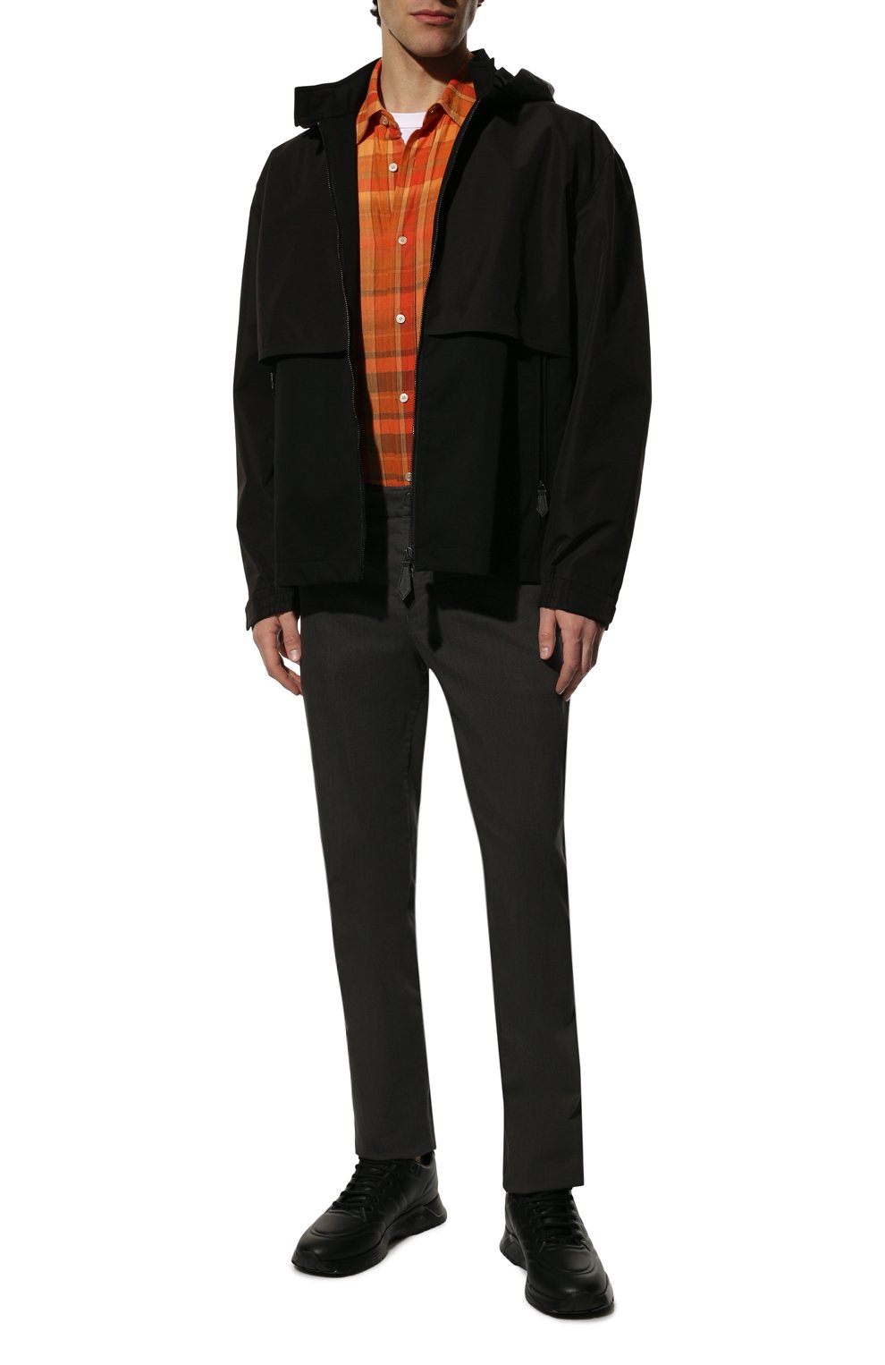 Кожаные кроссовки GIORGIO ARMANI, арт. X2X156/XN138, фото 2