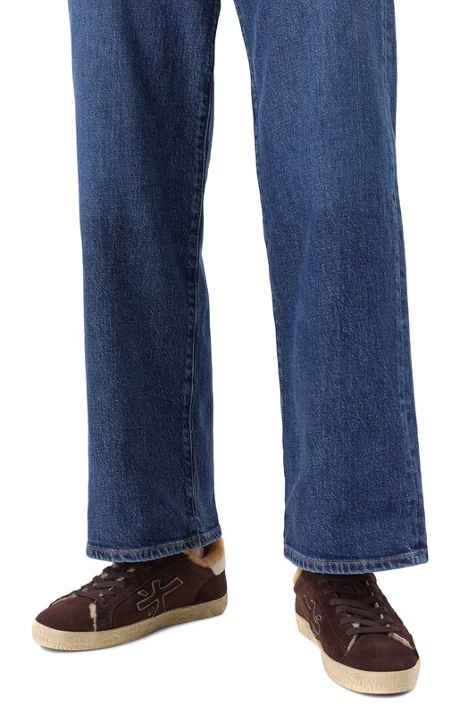 Замшевые кеды Steven-D Premiata STEVEND/VAR 7897M Коричневый  STEVEND/VAR 7897M Фото 2