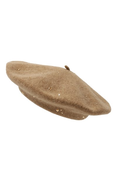 Шерстяной берет WILLIAM SHARP бежевого цвета по цене 33600 руб., арт. WB-65, фото 3 Шерстяной берет WILLIAM SHARP, арт. WB-65, фото 3