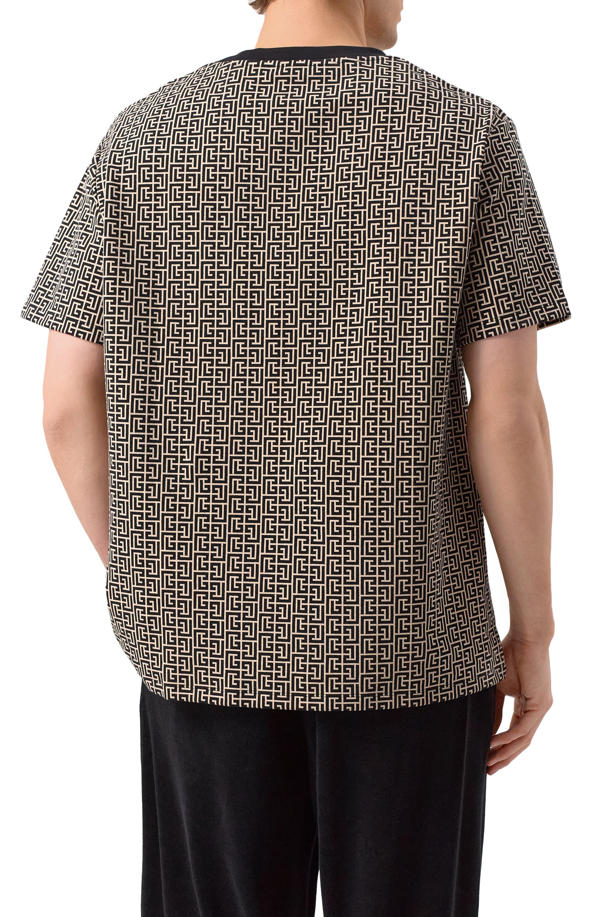 Хлопковая футболка BALMAIN, арт. EH1EG010/BC90, фото 4